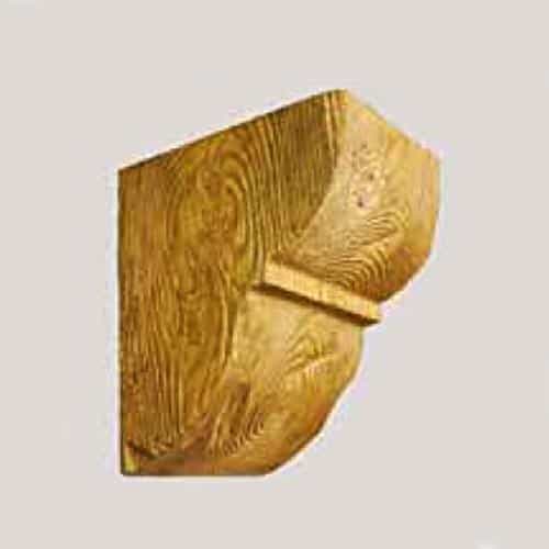 Consola Decorativa Poliuretan Maro Deschis Rustic 19x17cm