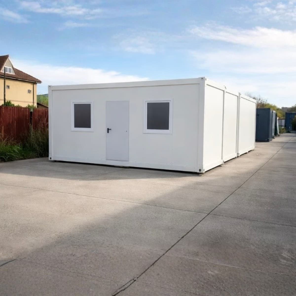 Container Wide Complet RAL9002