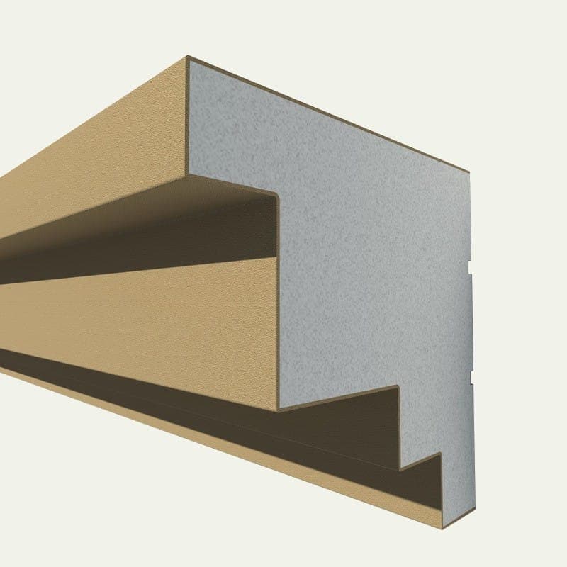 Cornisa decorativa exterior #REZISTENT Adc153 250X250X2000 — imagine 1