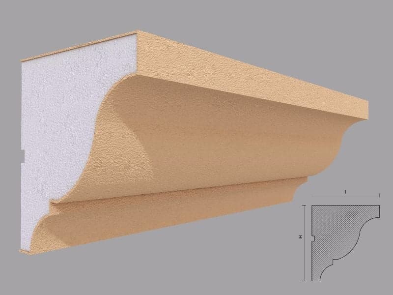 Cornisa decorative fatada fp 404
