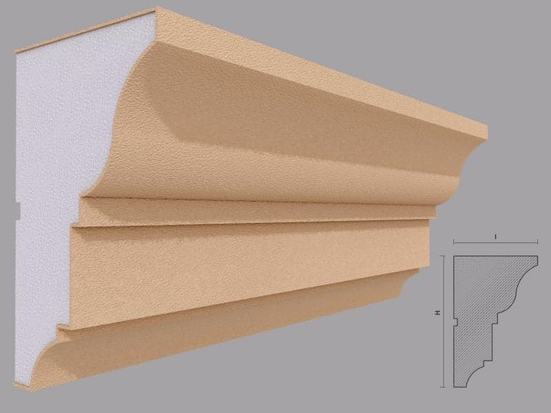Cornisa decorative fatada fp 408