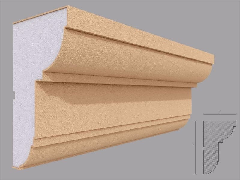 Cornisa decorative fatada fp 409