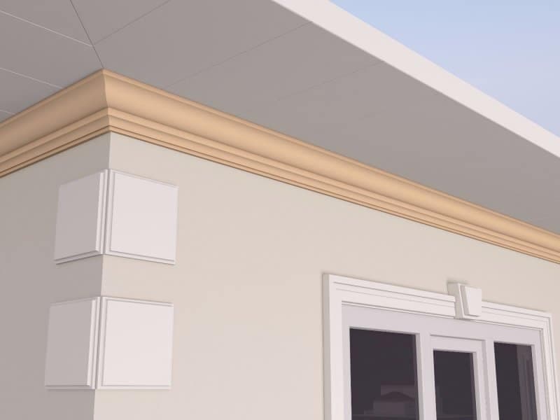CORNISA DECORATIVA FATADA FP415 140x100mm — imagine 2