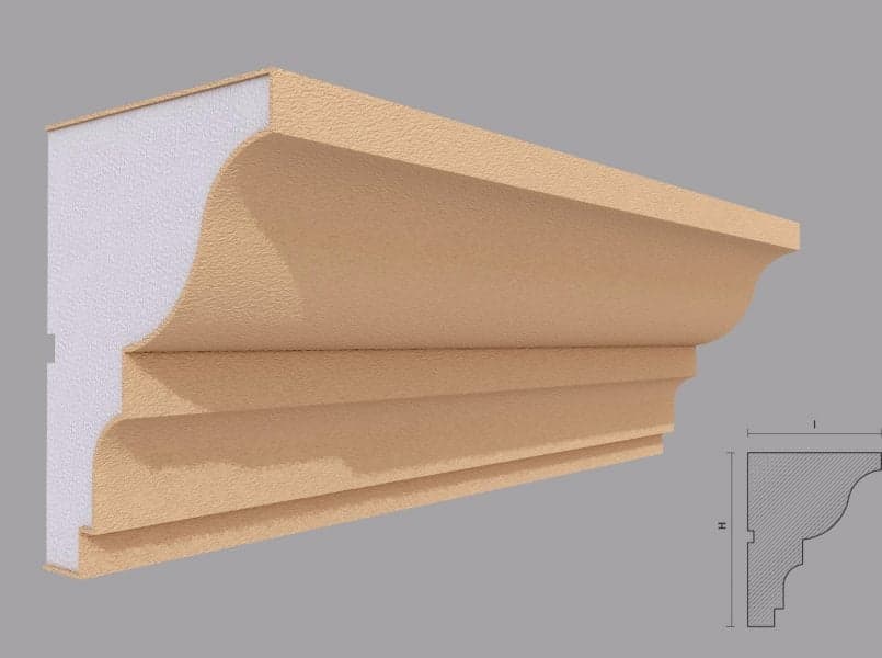 Cornisa decorative fatada fp 416