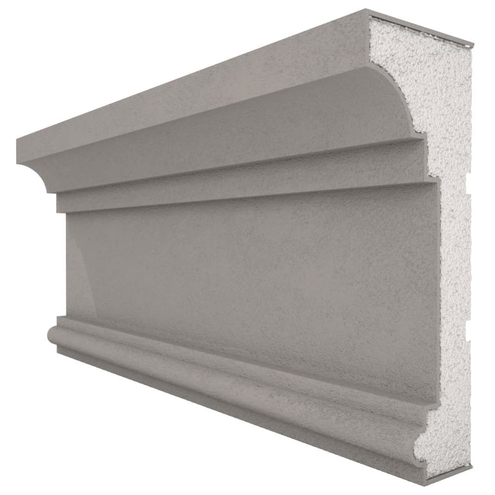 Cornisa decorativa, polistiren expandat, NC104, 200 x 22 x 8 cm
