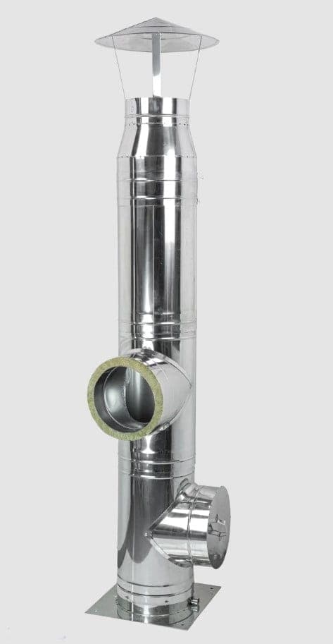 Cos de fum profesional Kaminhorn Primo, 7m, diametru 200 mm, 45° — imagine 2