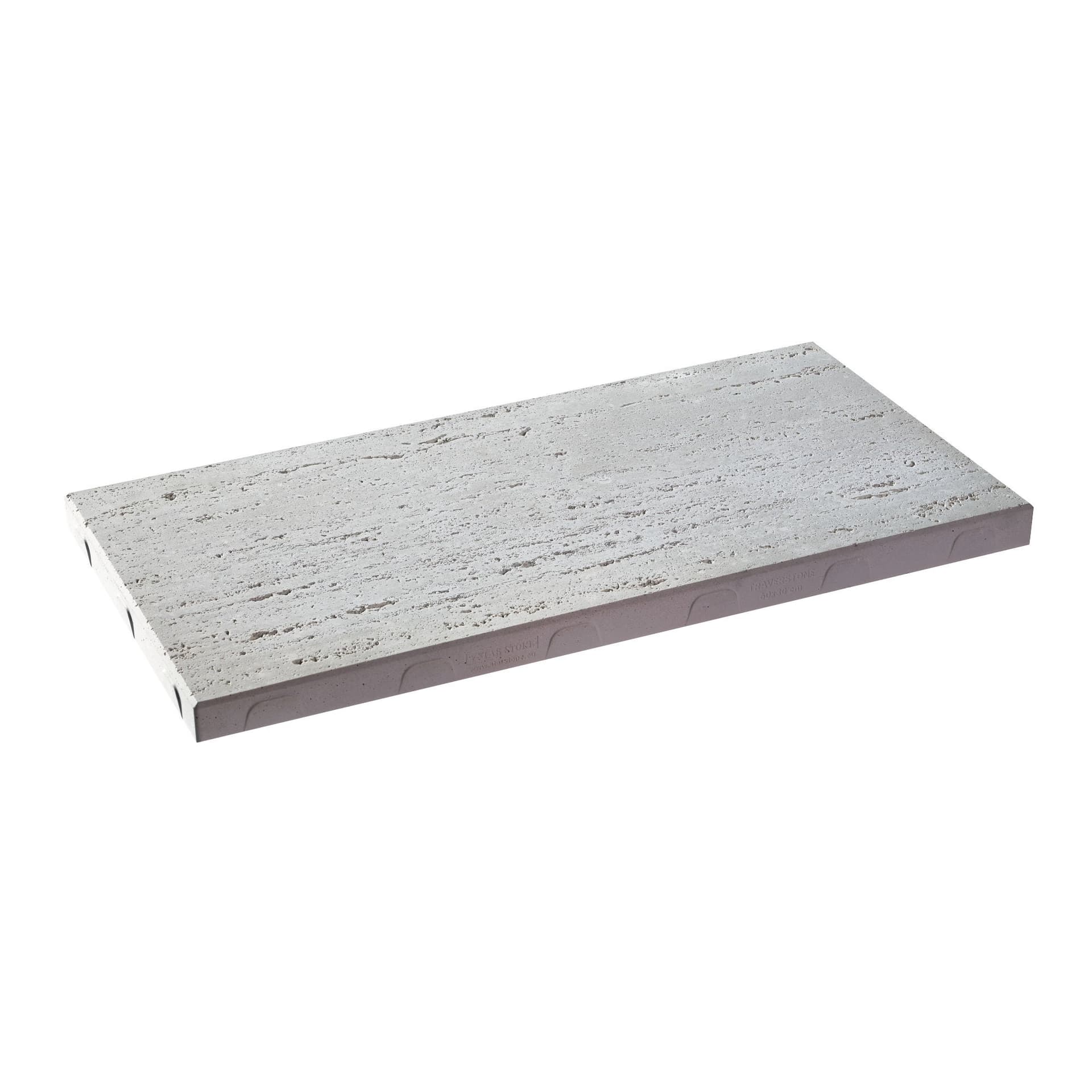 Dala beton rezidentiala Traverstone, dreptunghi, alb, 600 x 300 x 30 mm