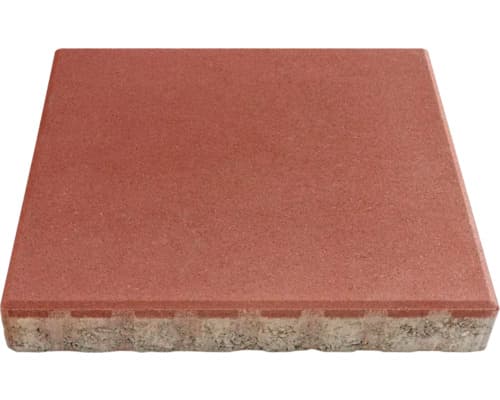 Dală beton Semmelrock Rettango roșu închis 40x40x5 cm