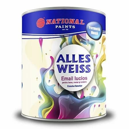 Email alchidic Aless Weiss, albastru deschis 63 #REZISTENT, 0.6 L