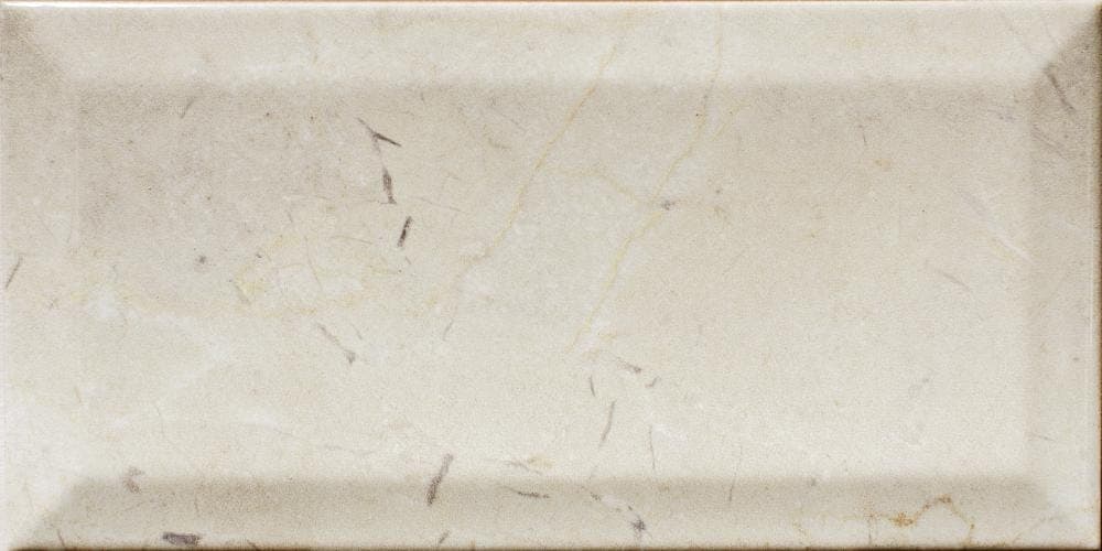 Faianta Bisel Marmol Beige Brillo, 10×20 cm — imagine 2