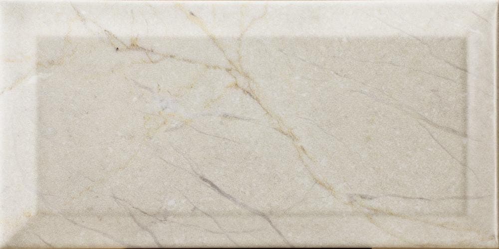 Faianta Bisel Marmol Beige Brillo, 10×20 cm