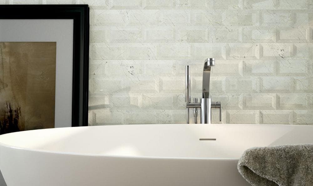 Faianta Bisel Marmol Gris Brillo, 10×20 cm — imagine 3