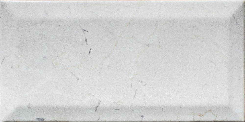 Faianta Bisel Marmol Gris Brillo, 10×20 cm