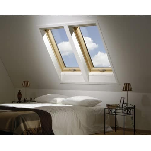 Fereastra de mansarda cu articulare mediana FTS-V U2 55x98cm — imagine 2