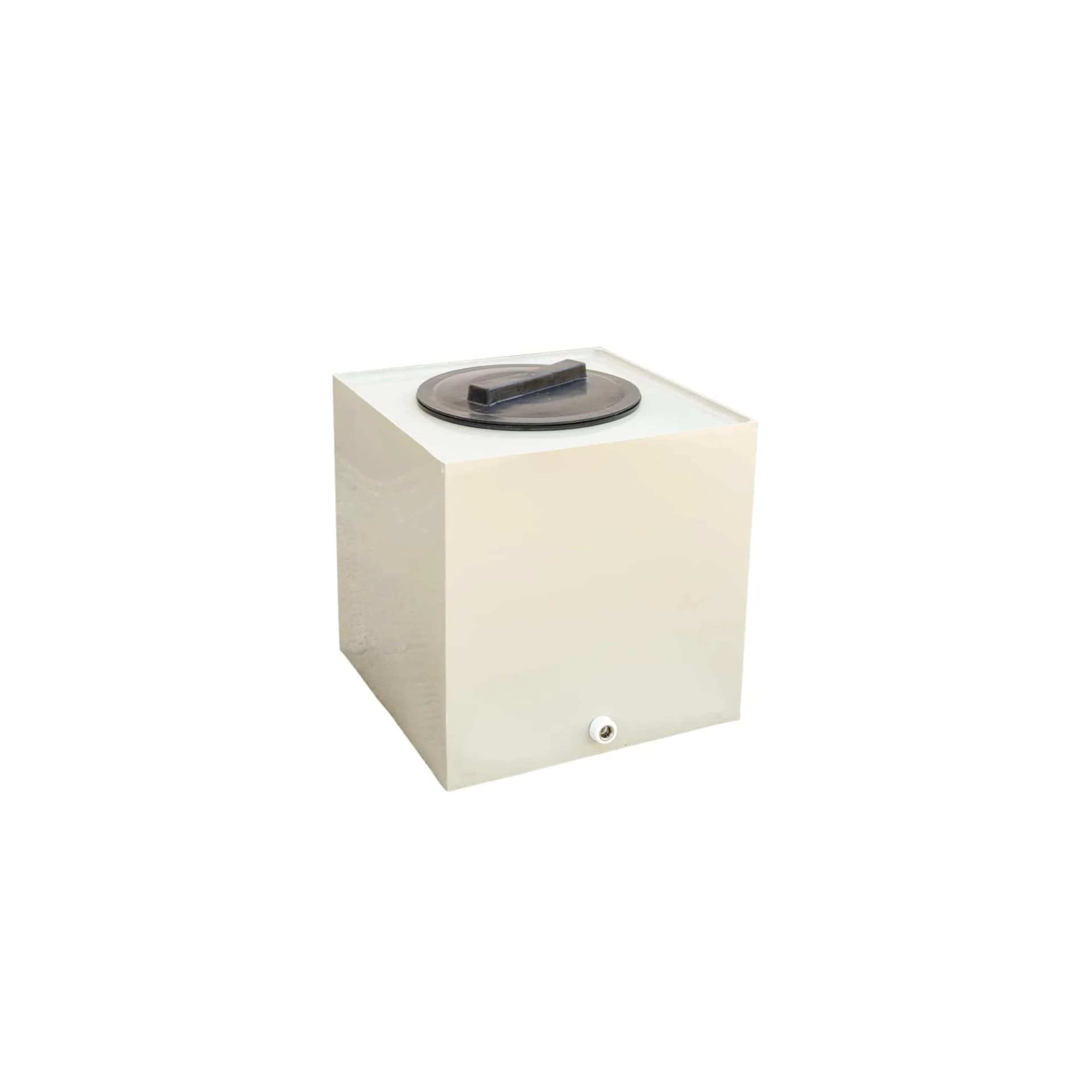 Rezervor paralelipipedic suprateran pentru apă, cu capac, 100 L
