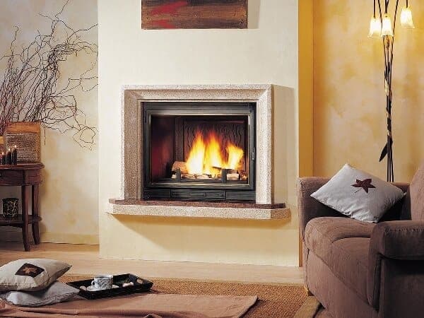 Focar Semineu Otel + Samota Hitze STMA 59×43 Sticla Standard