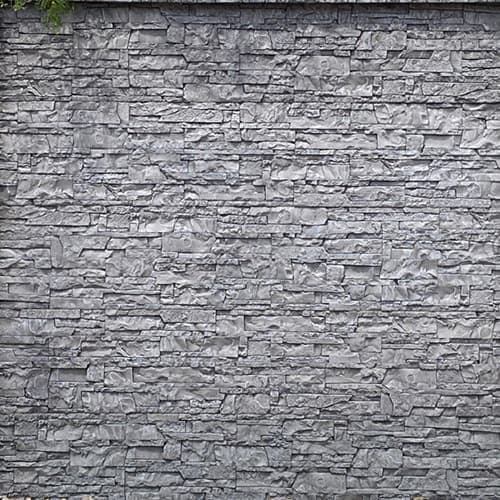 Gard modular cu o fatada din piatra decorativa Basel — imagine 4