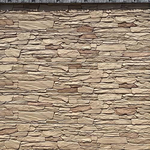 Gard modular cu o fatada din piatra decorativa Carpati — imagine 2