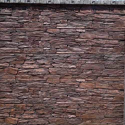 Gard modular cu o fatada din piatra decorativa Carpati — imagine 4