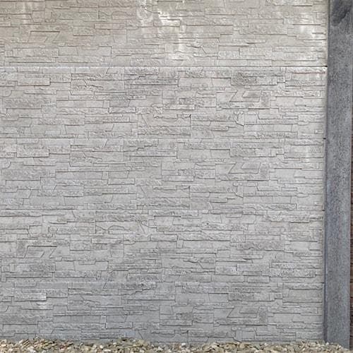 Gard modular cu o fatada din piatra decorativa Viena