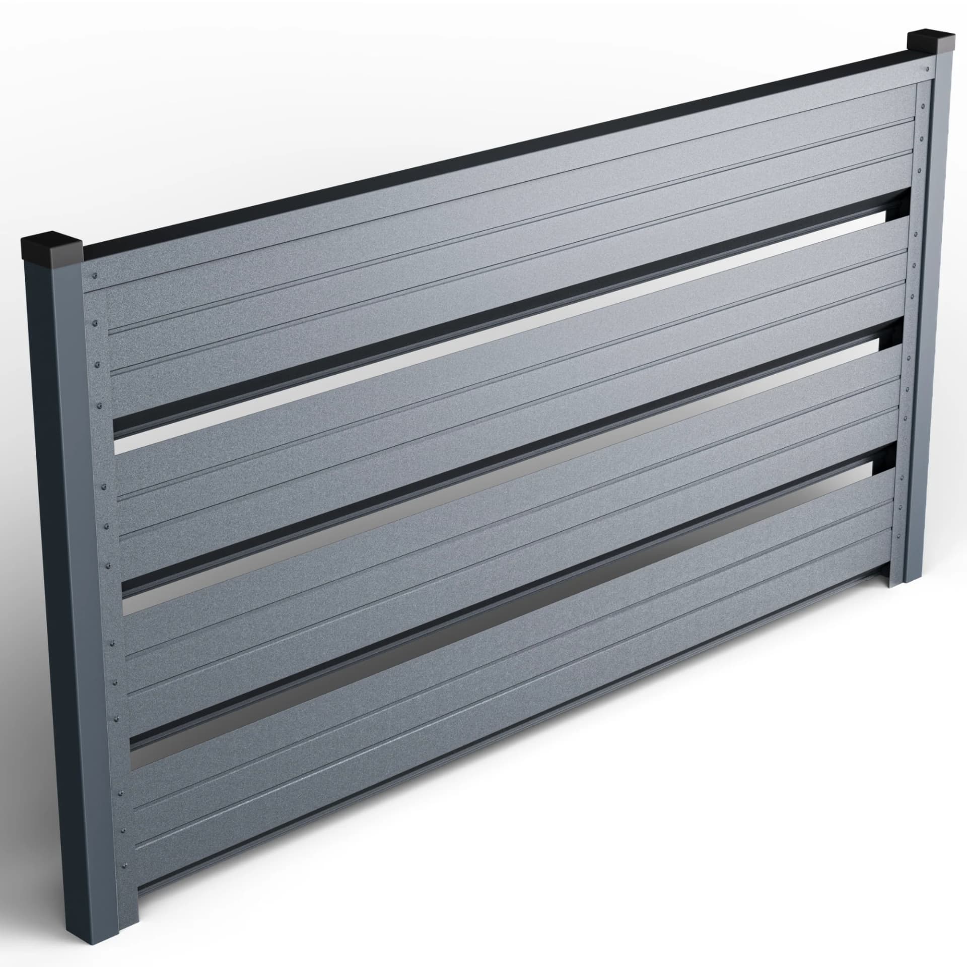 GARD ORIZONTAL ROMB Romb Grande | Gri Grafit — imagine 2