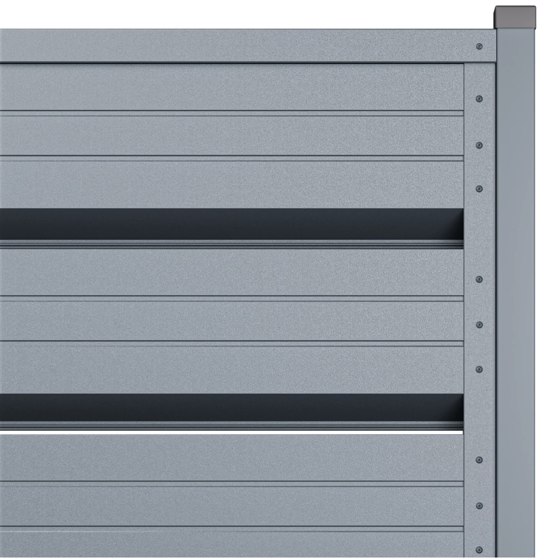 GARD ORIZONTAL ROMB Romb Grande | Gri Grafit — imagine 3