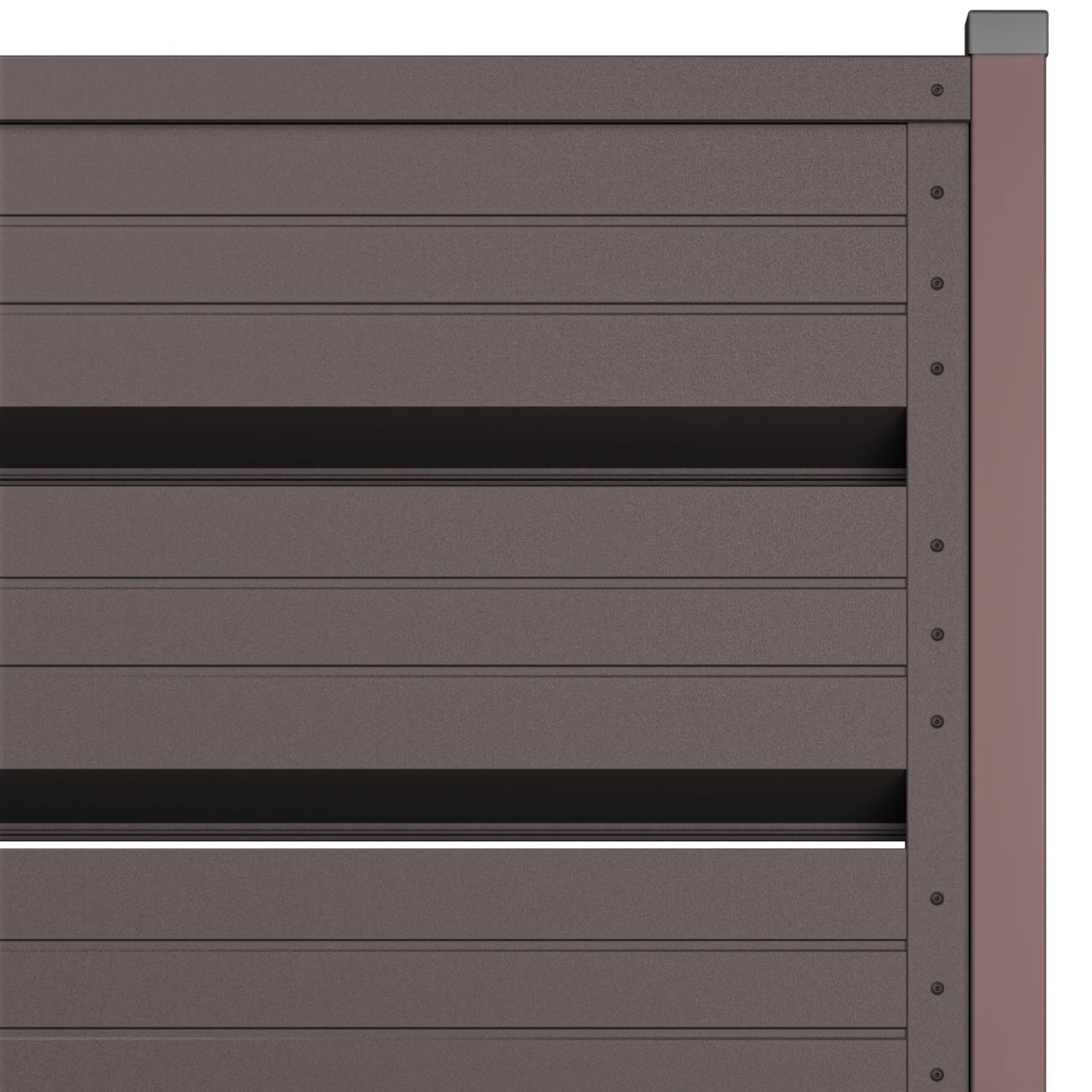 GARD ORIZONTAL ROMB Romb Grande | Maro Espresso — imagine 4