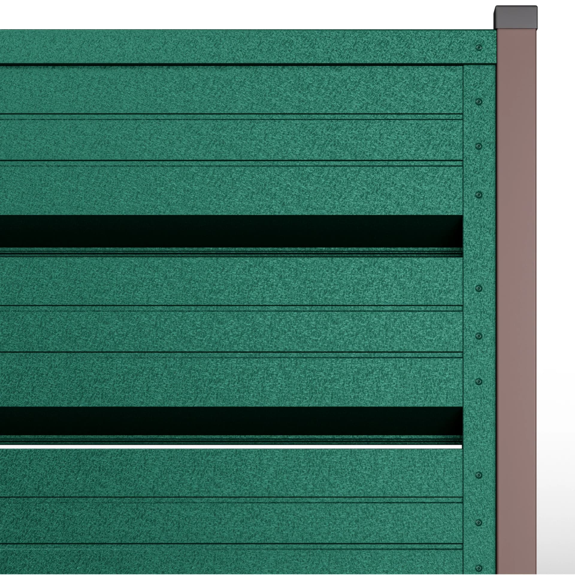 GARD ORIZONTAL ROMB Romb Grande | Verde Pin — imagine 3