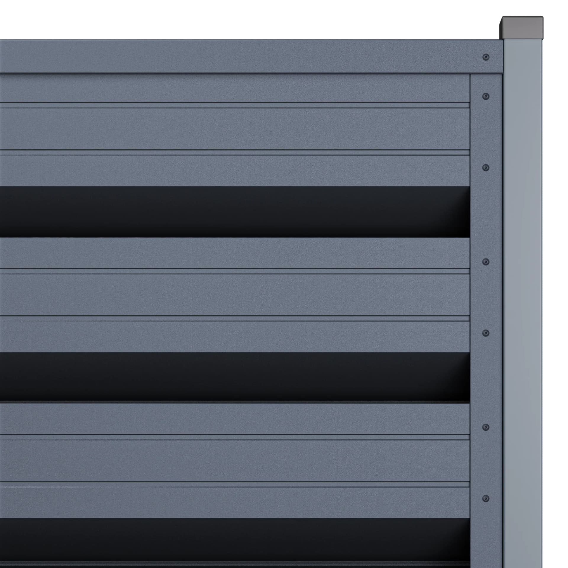 GARD ORIZONTAL ROMB Romb Max | Gri Atlantic — imagine 3