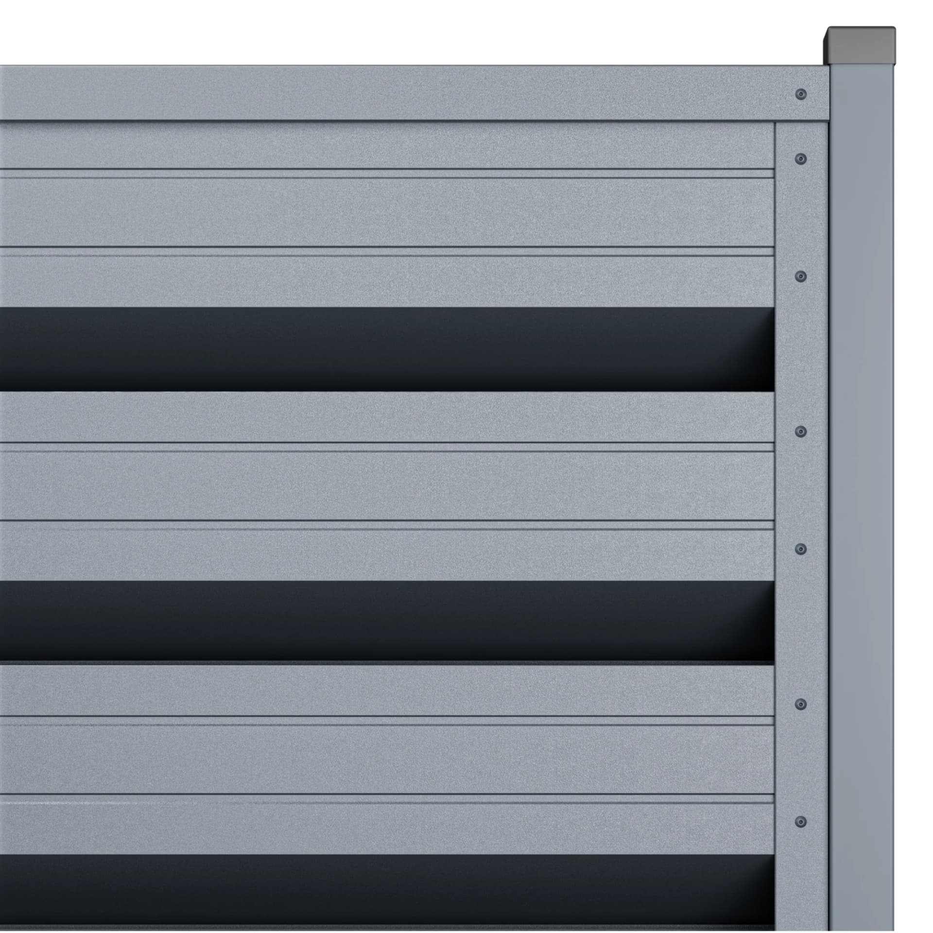GARD ORIZONTAL ROMB Romb Max | Gri Grafit — imagine 4