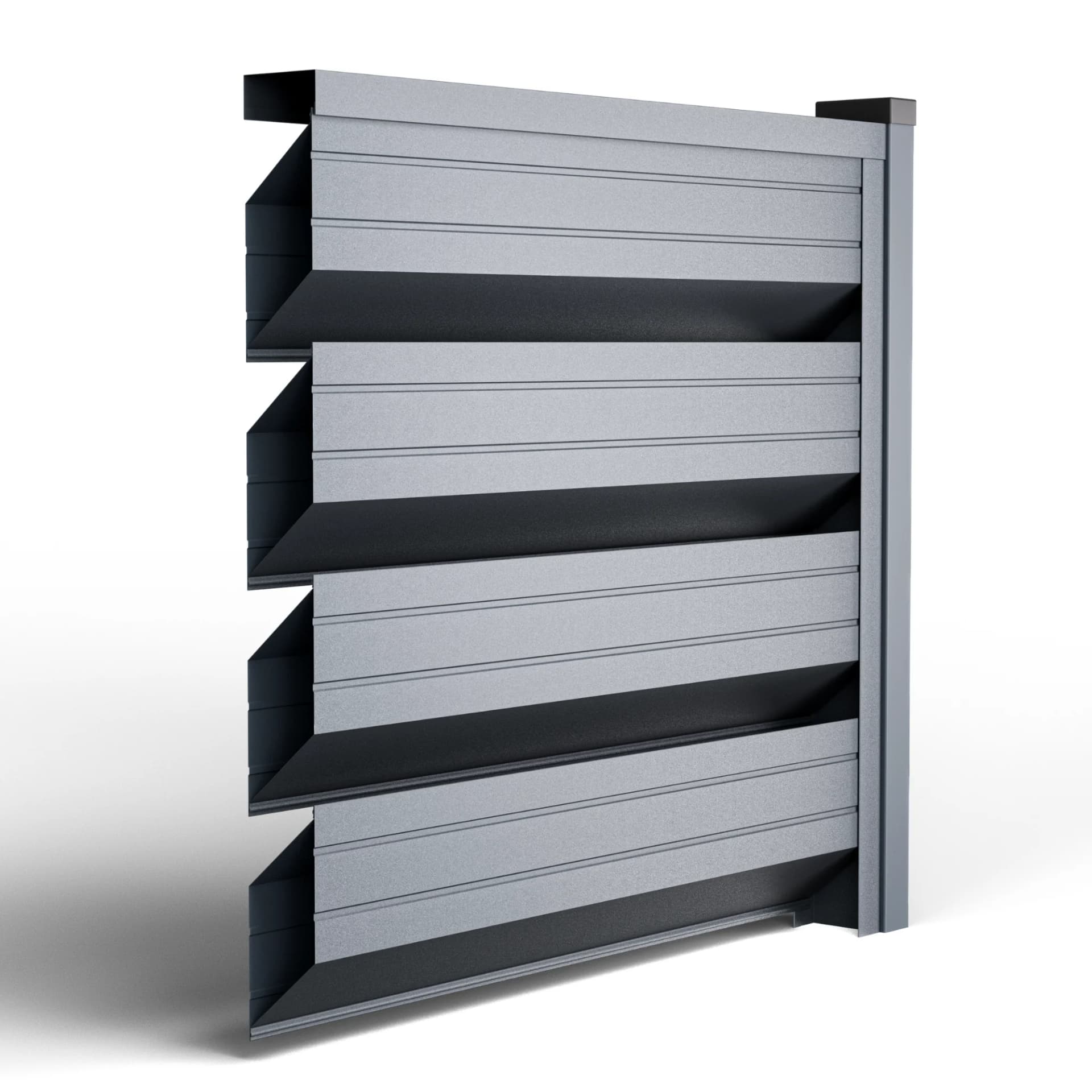 GARD ORIZONTAL ROMB Romb Max | Gri Grafit