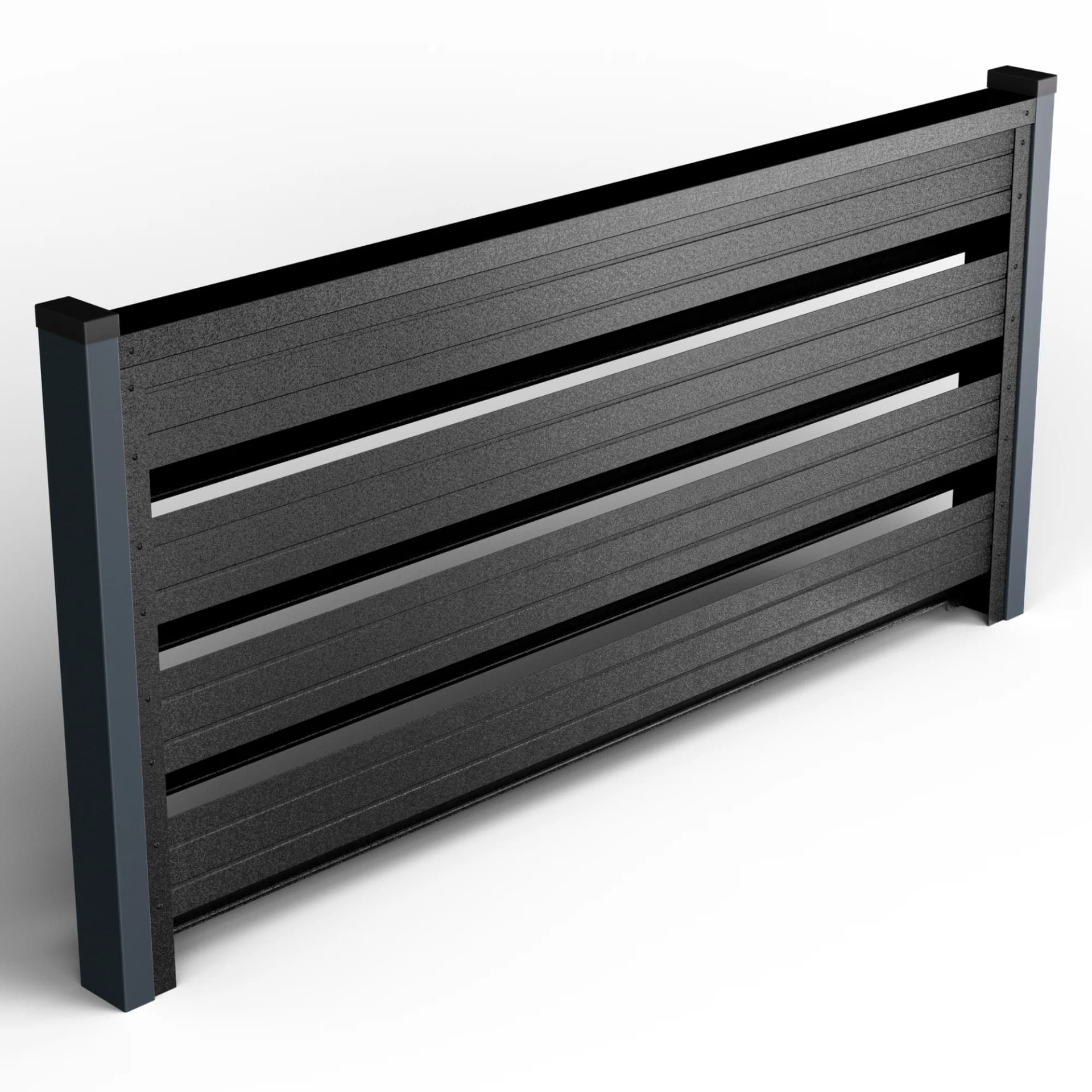 GARD ORIZONTAL ROMB Romb Max | Negru De Noapte — imagine 2
