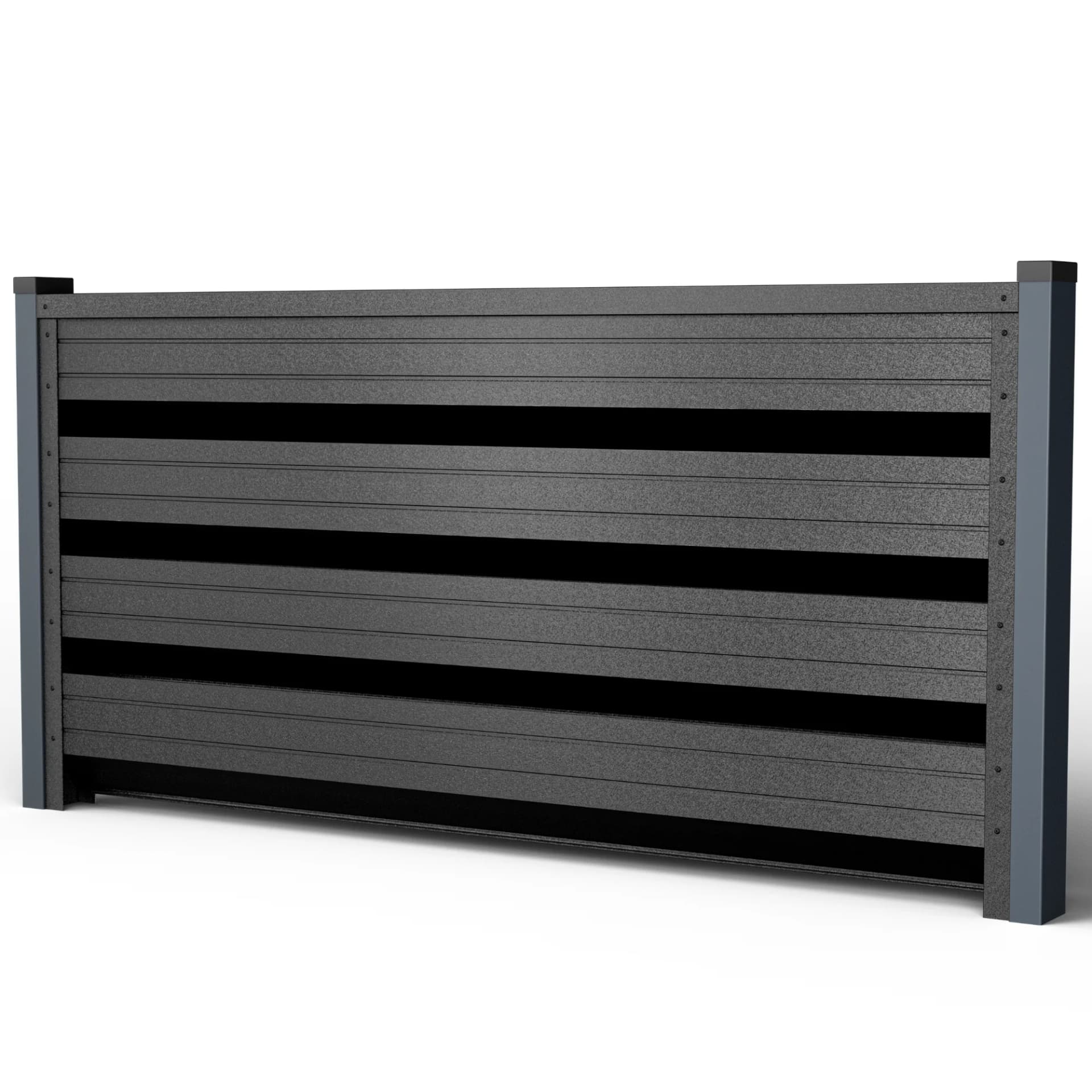 GARD ORIZONTAL ROMB Romb Max | Negru De Noapte — imagine 4