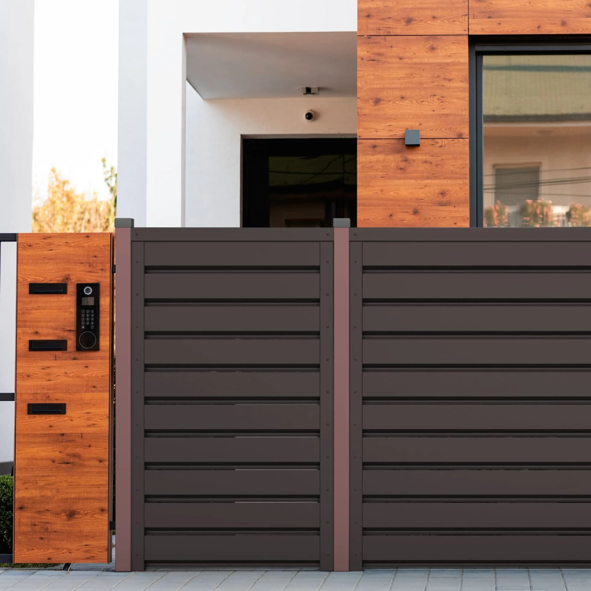 GARD ORIZONTAL ROMB Romb Mini | Maro Espresso — imagine 2