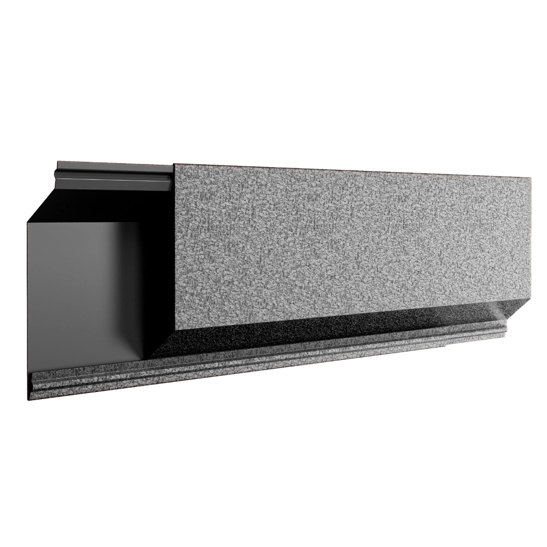 GARD ORIZONTAL ROMB Romb Mini | Negru De Noapte — imagine 3
