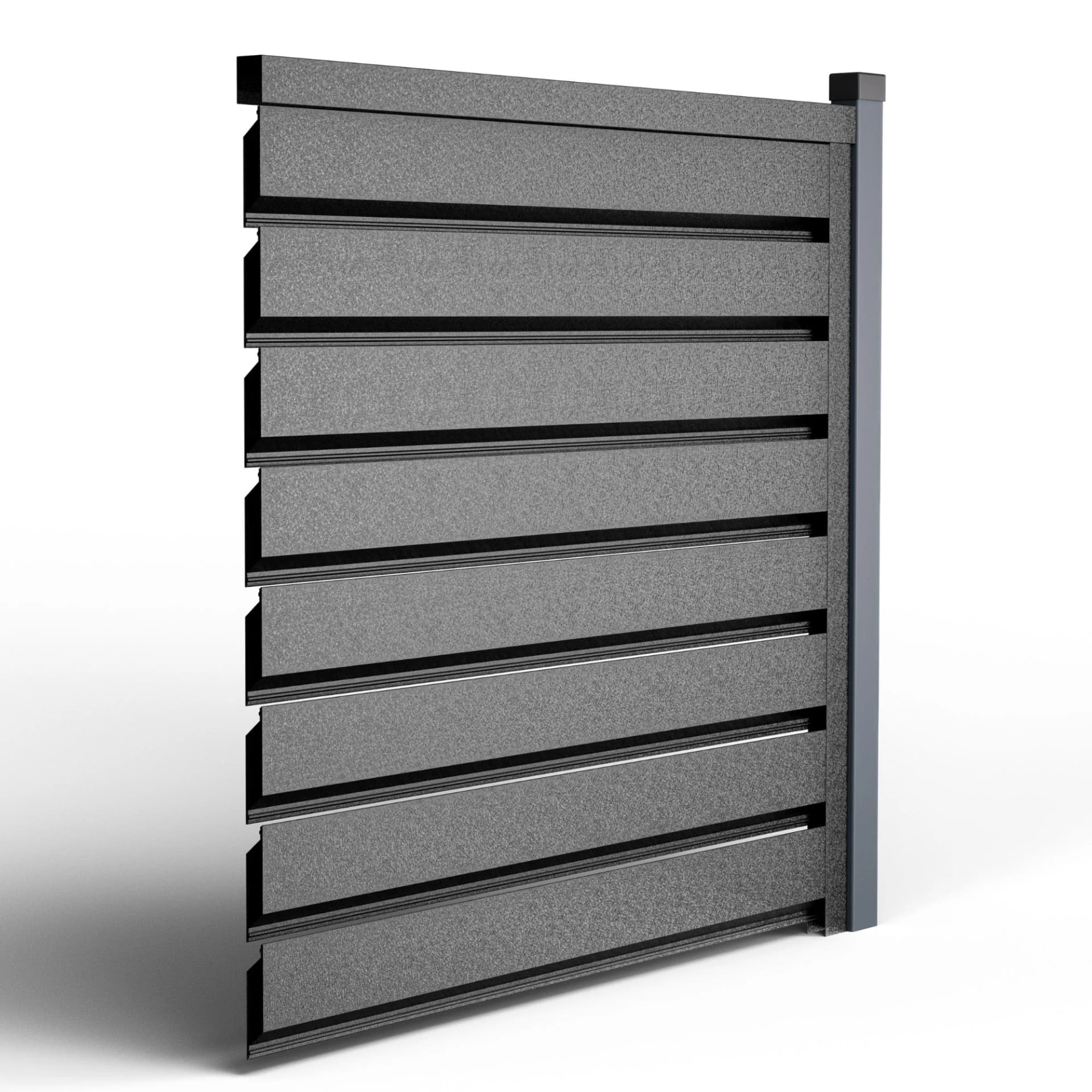 GARD ORIZONTAL ROMB Romb Mini | Negru De Noapte