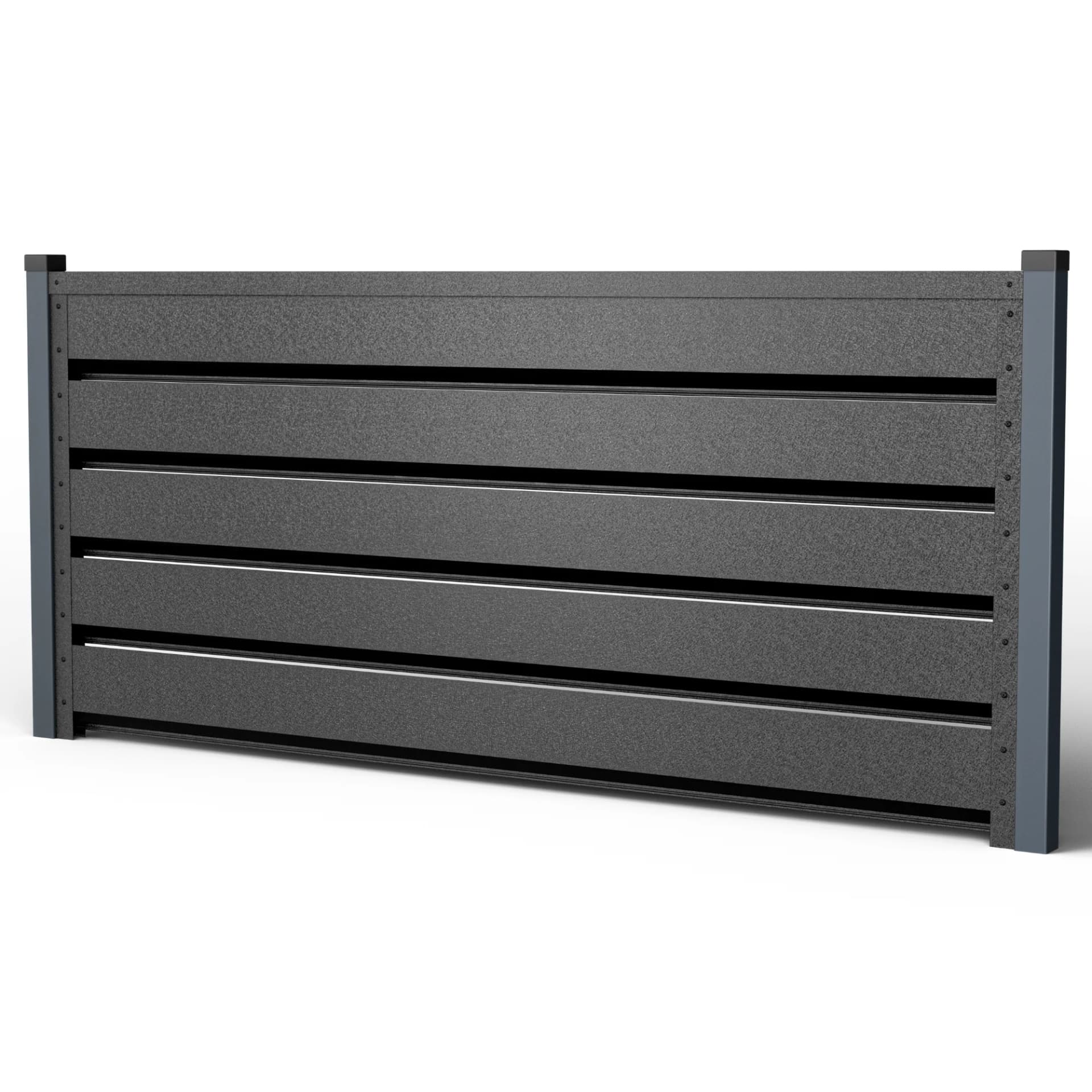 GARD ORIZONTAL ROMB Romb Pro | Negru De Noapte — imagine 2