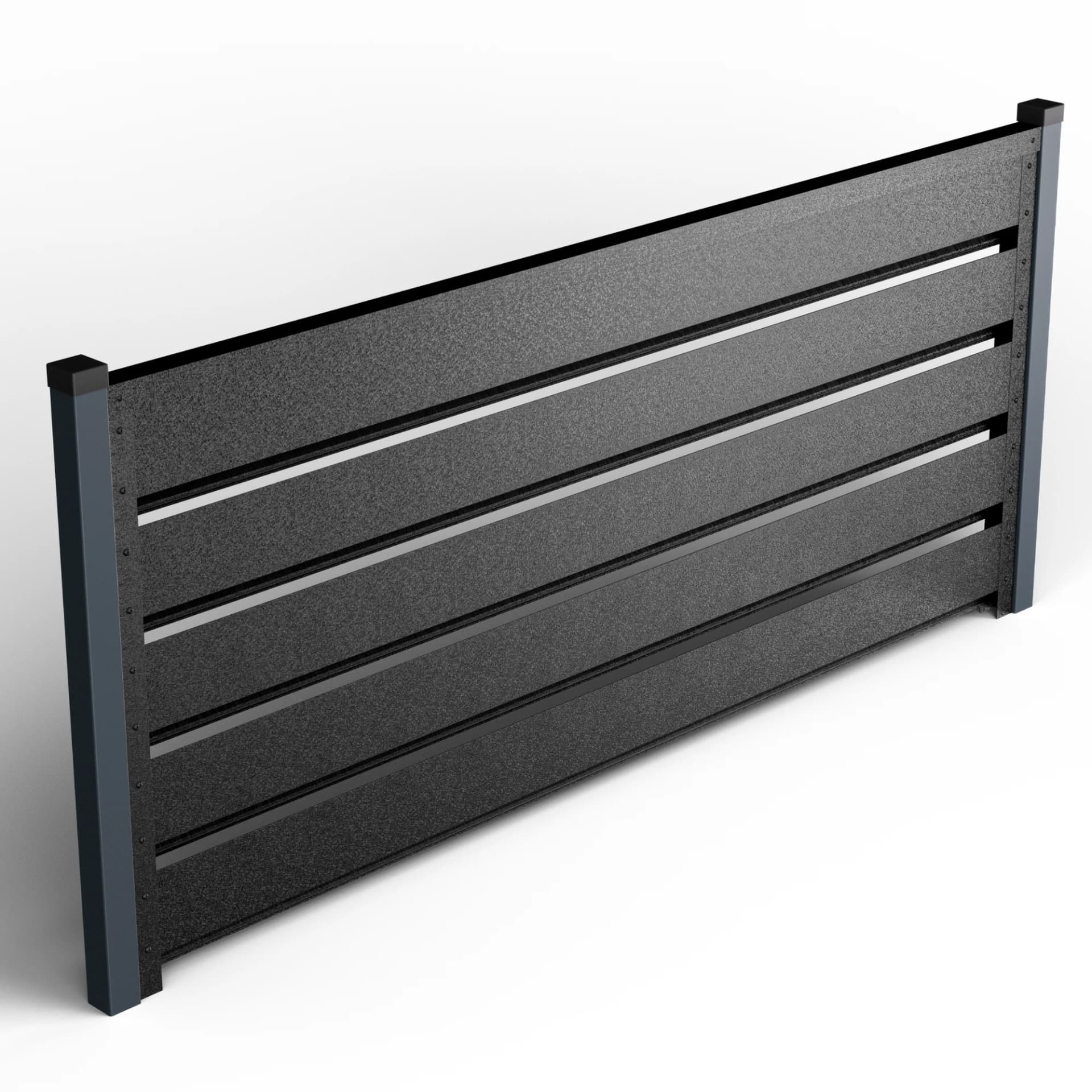 GARD ORIZONTAL ROMB Romb Pro | Negru De Noapte — imagine 3