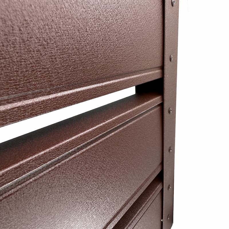 Gard orizontal TPS Terra Maro Ciocolata Mat, 0.45mm — imagine 3