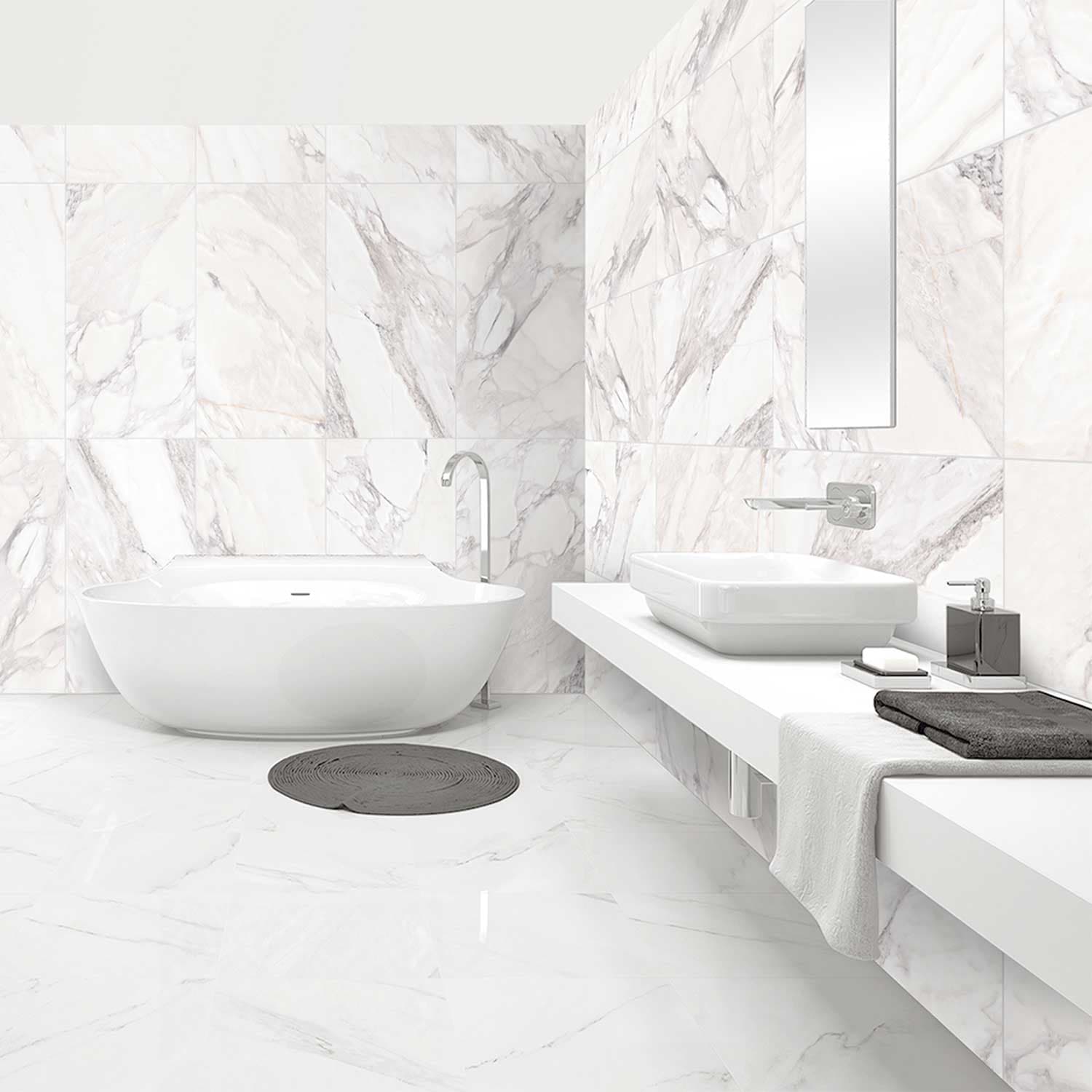 Gresie Alpino Grey, 60×120 cm — imagine 3