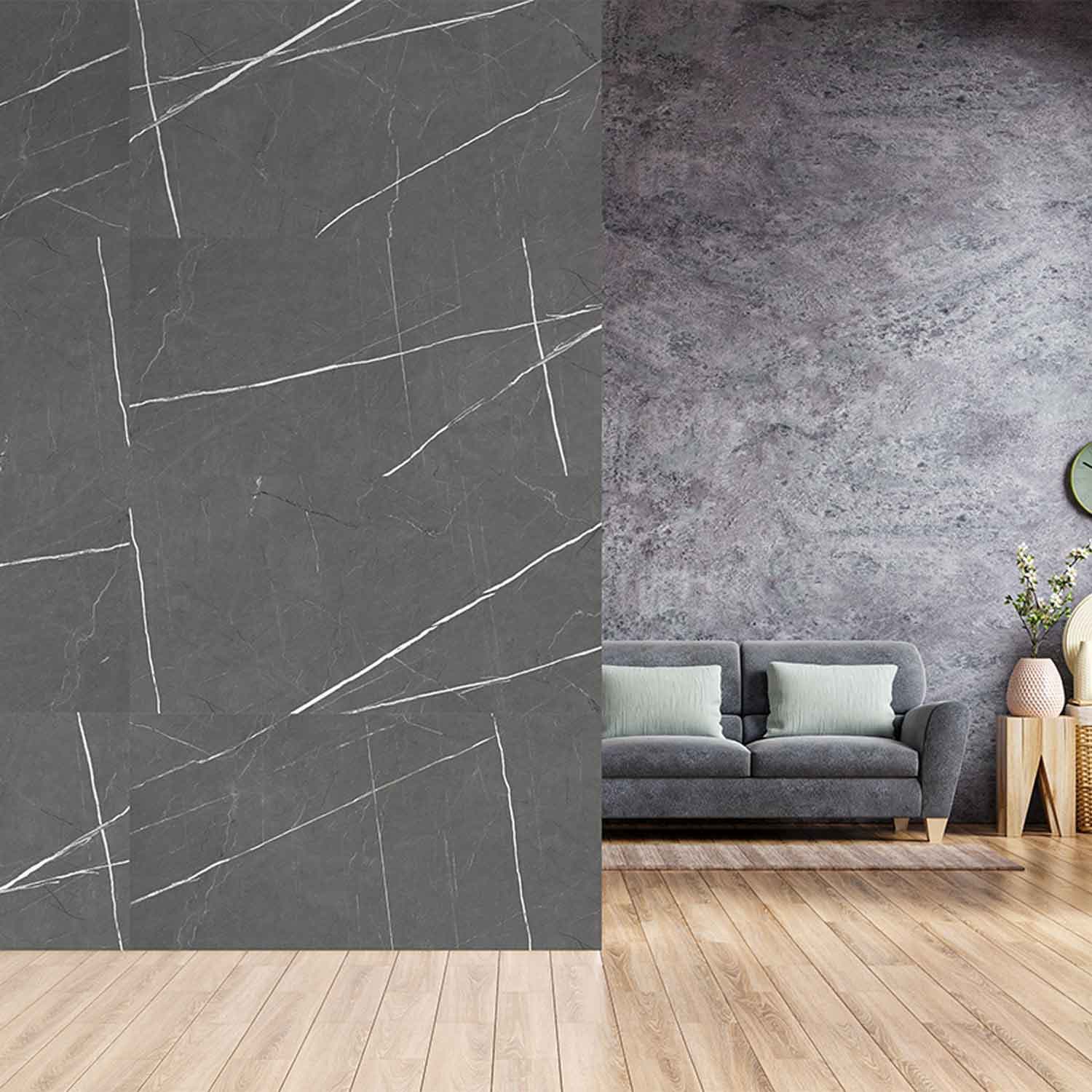 Gresie Altica Dark Glossy, 60×120 cm — imagine 3