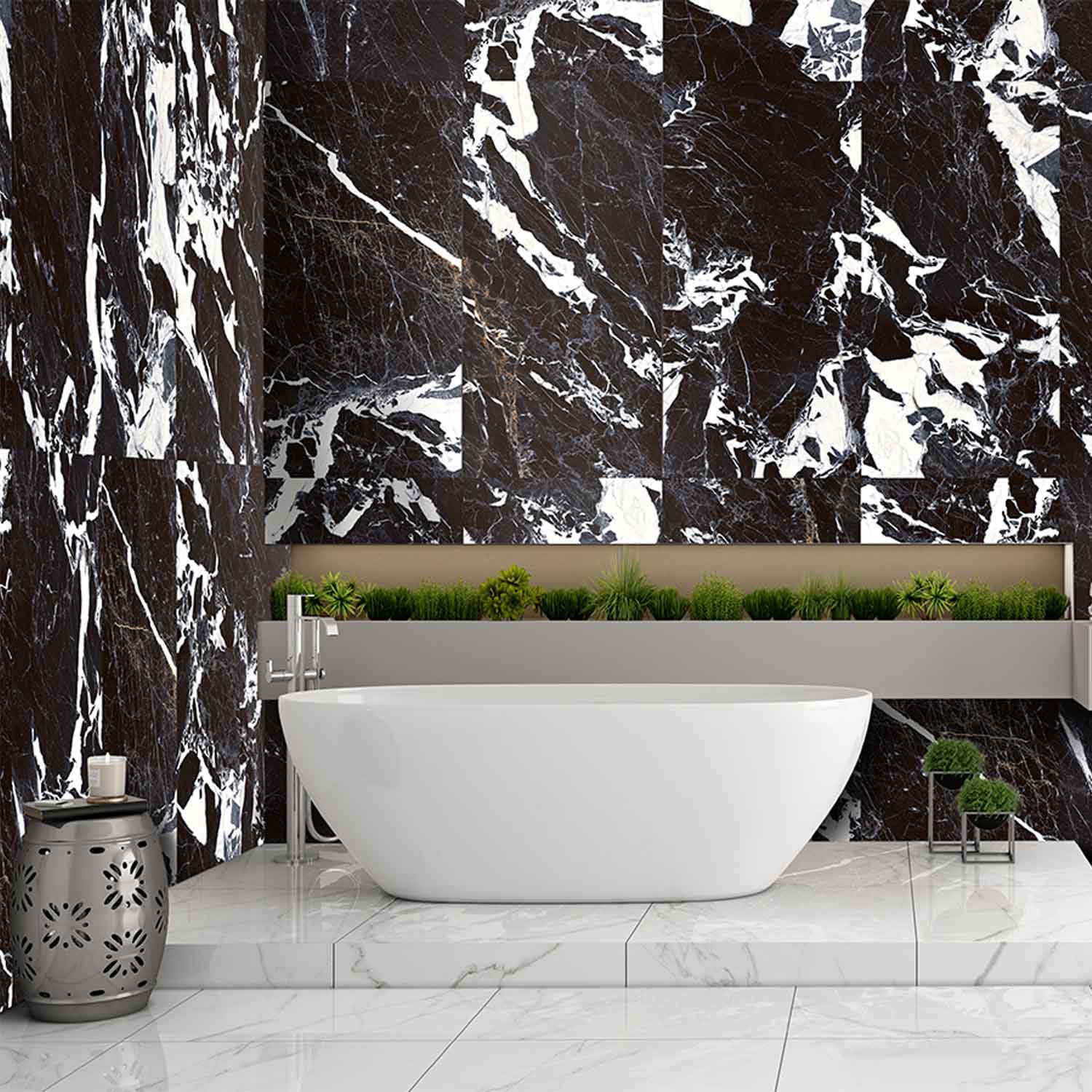 Gresie Grand Black, 60×120 cm — imagine 4