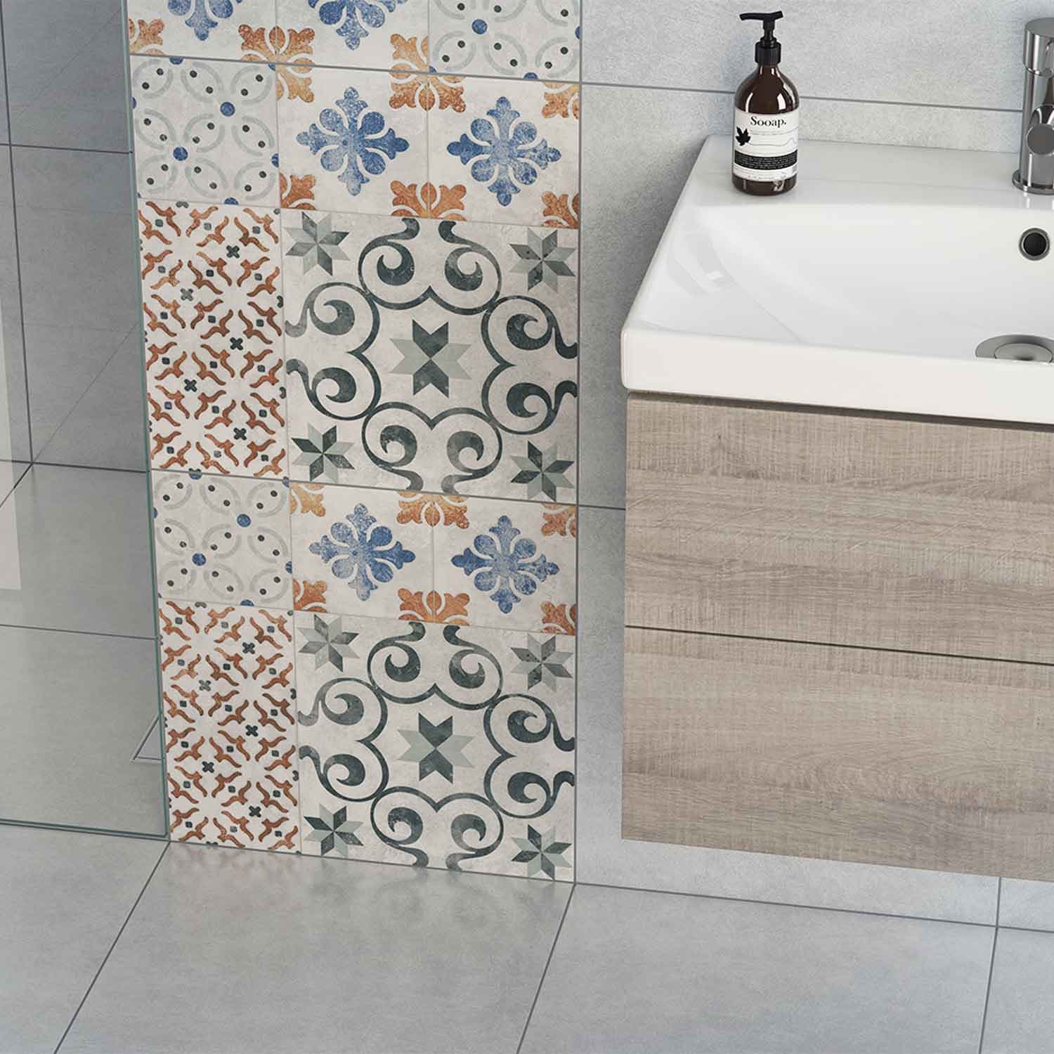 Gresie Patchwork One, 42×42 cm — imagine 2