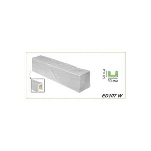 Grinda Decorativa Poliuretan Alb Modern 6x9cm 2m — imagine 2