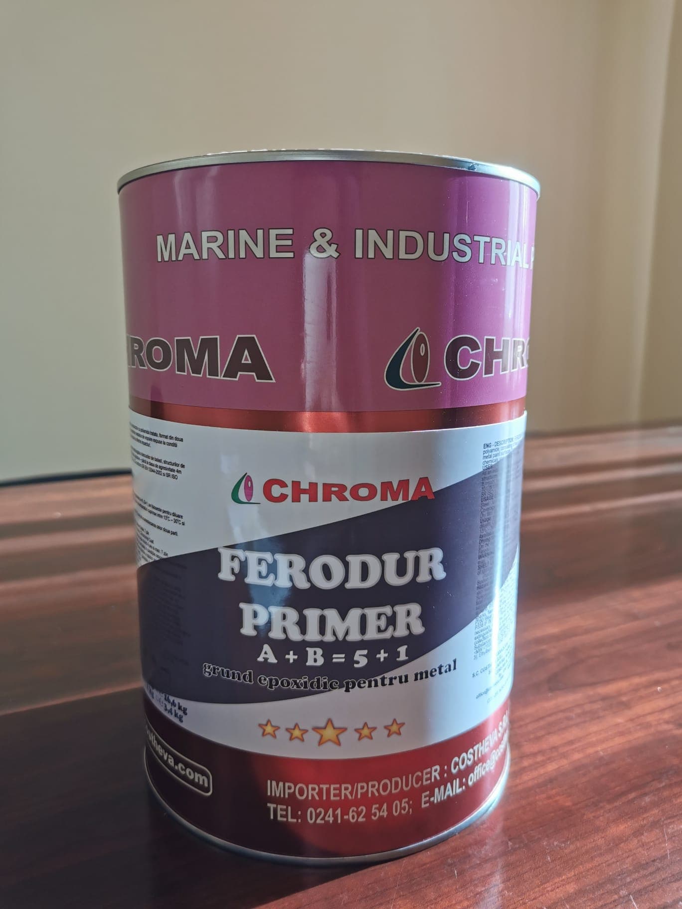 Grund epoxidic pentru metal #REZISTENT Ferodur Primer, 10L