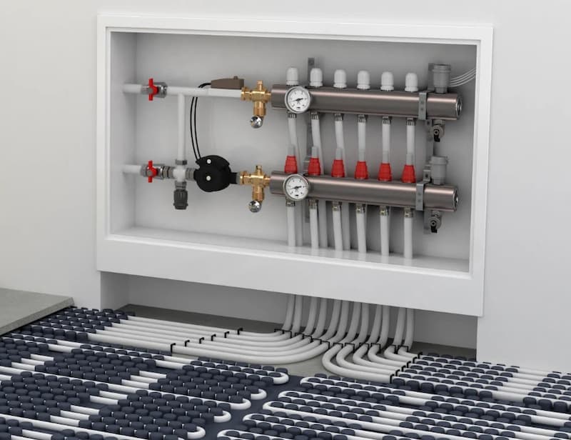 Incalzire in pardoseala INNOFLOOR-  INNOMIX COMPACT 249KE-065-873, pompa IN NO 25/8 — imagine 1