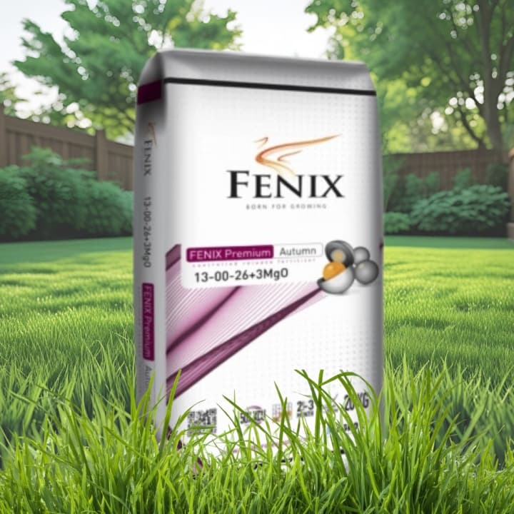 Fenix Premium Autumn – Îngrășământ Toamnă Gazon 20 kg, NPK 13‑00‑26 + 3 MgO, Eliberare Controlată XCU pentru Nutriție 10‑12 Săptămani — imagine 4