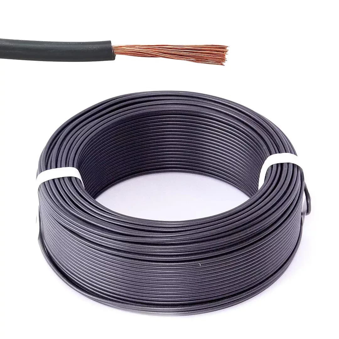 Cablu flexibil de cupru H07V-K (MYf) 1,5mm2, negru