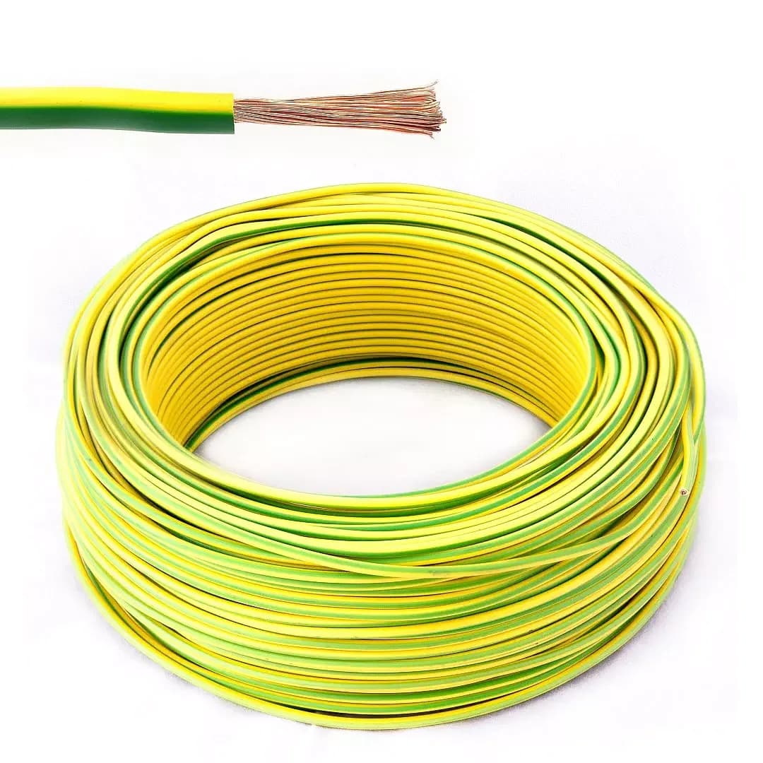 Cablu flexibil de cupru H07V-K (MYf) 1,5mm2, verde-galben