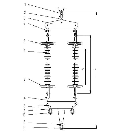 LDS-3 400kV -120kN / 160kN / 210kN -TT -A